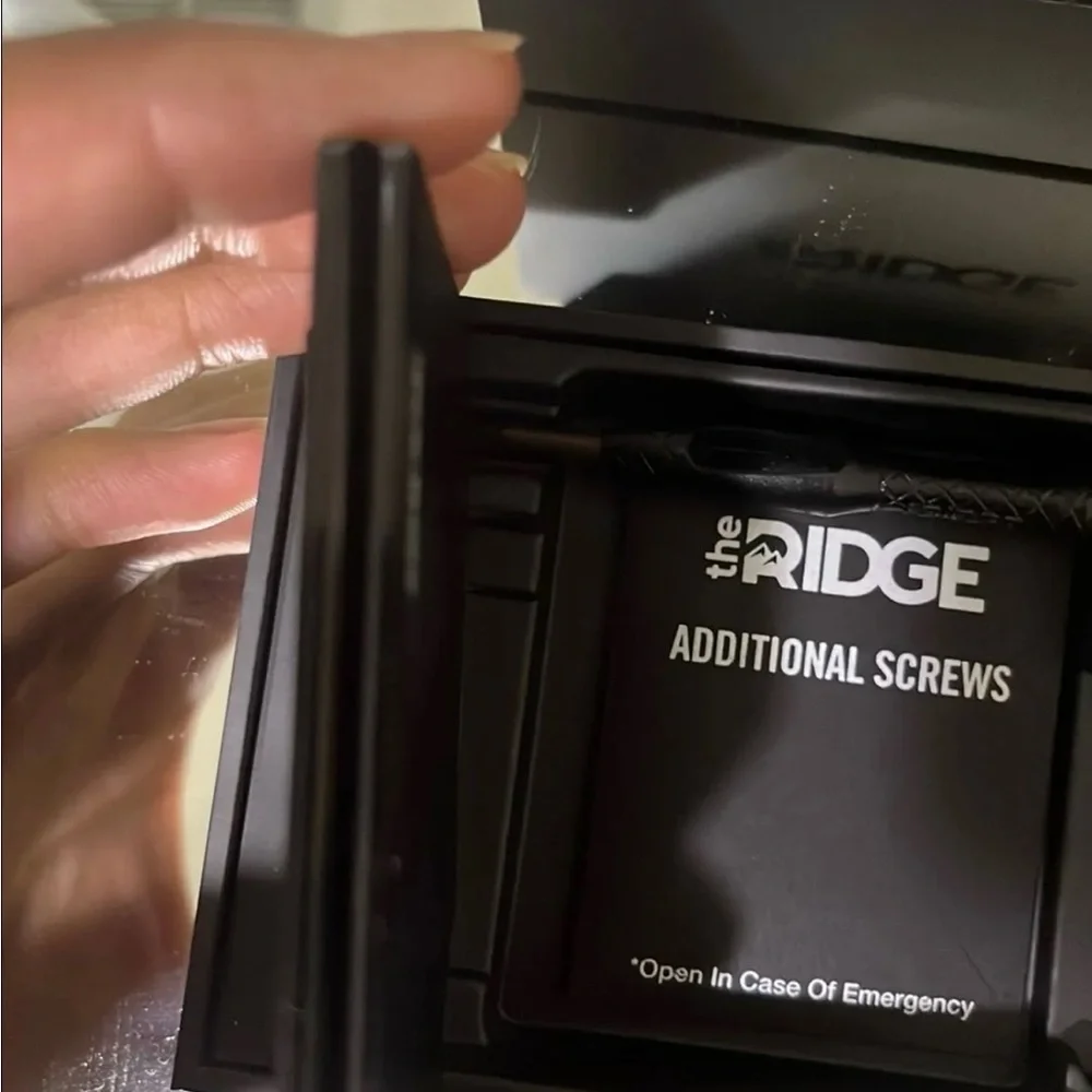 Ridge Black Money Clip